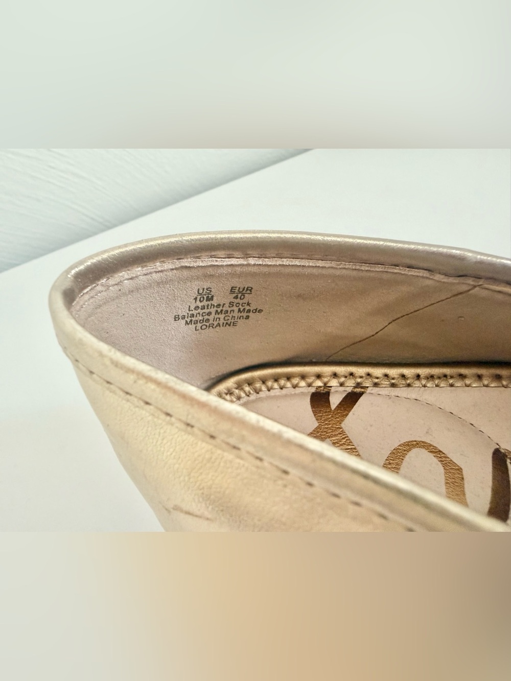 ✨ Sam Edelman Loraine Glitter Horsebit Loafers – Rose Gold Sparkle – W Size 10 ✨ - Picture 5 of 6